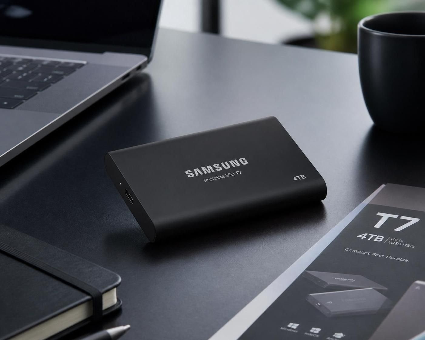 découvrez le ssd externe samsung 4 to, offrant une capacité exceptionnelle avec une réduction de 32%. profitez d'une performance fiable et d'un grand espace de stockage, le dernier disque dur externe dont vous aurez besoin.