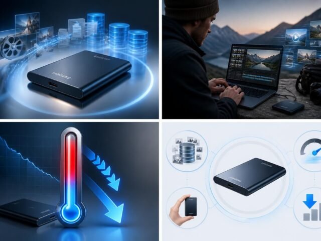 Ce SSD externe Samsung de 4 To, une capacité exceptionnelle à prix réduit de 32%, est probablement le dernier dont vous aurez besoin