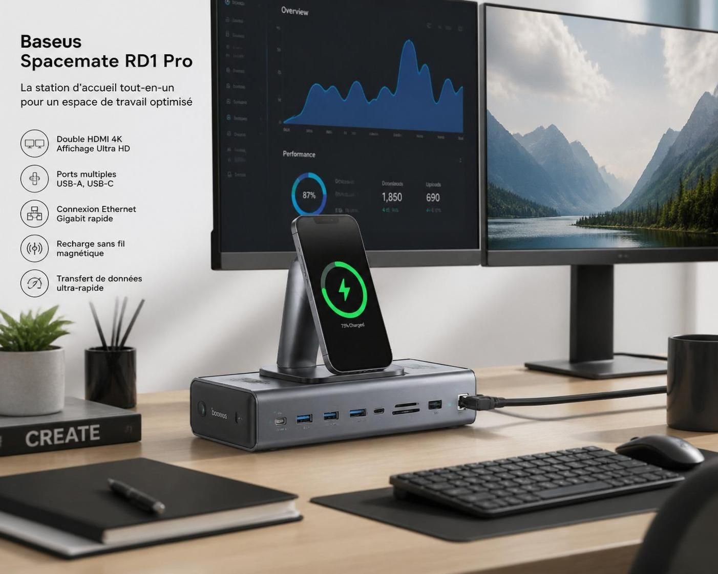 découvrez comment j'ai métamorphosé mon installation pc avec une station d'accueil 15-en-1, offrant bien plus que de simples ports supplémentaires pour une expérience optimale et polyvalente.