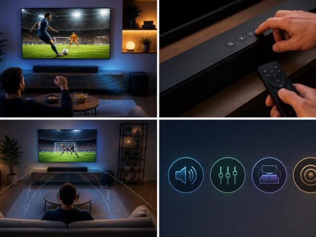 Regarder le sport chez soi ? Voici 4 réglages essentiels pour optimiser le son de votre barre de son