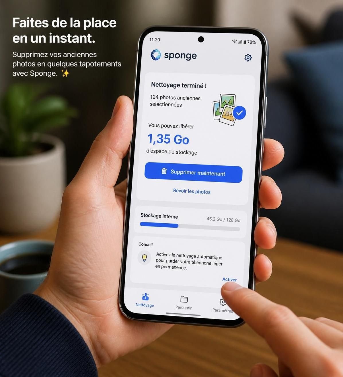 découvrez comment j'ai rapidement supprimé des centaines de vieilles photos sur mon android en quelques secondes grâce à l'application gratuite sponge. simplifiez la gestion de votre galerie dès aujourd'hui !