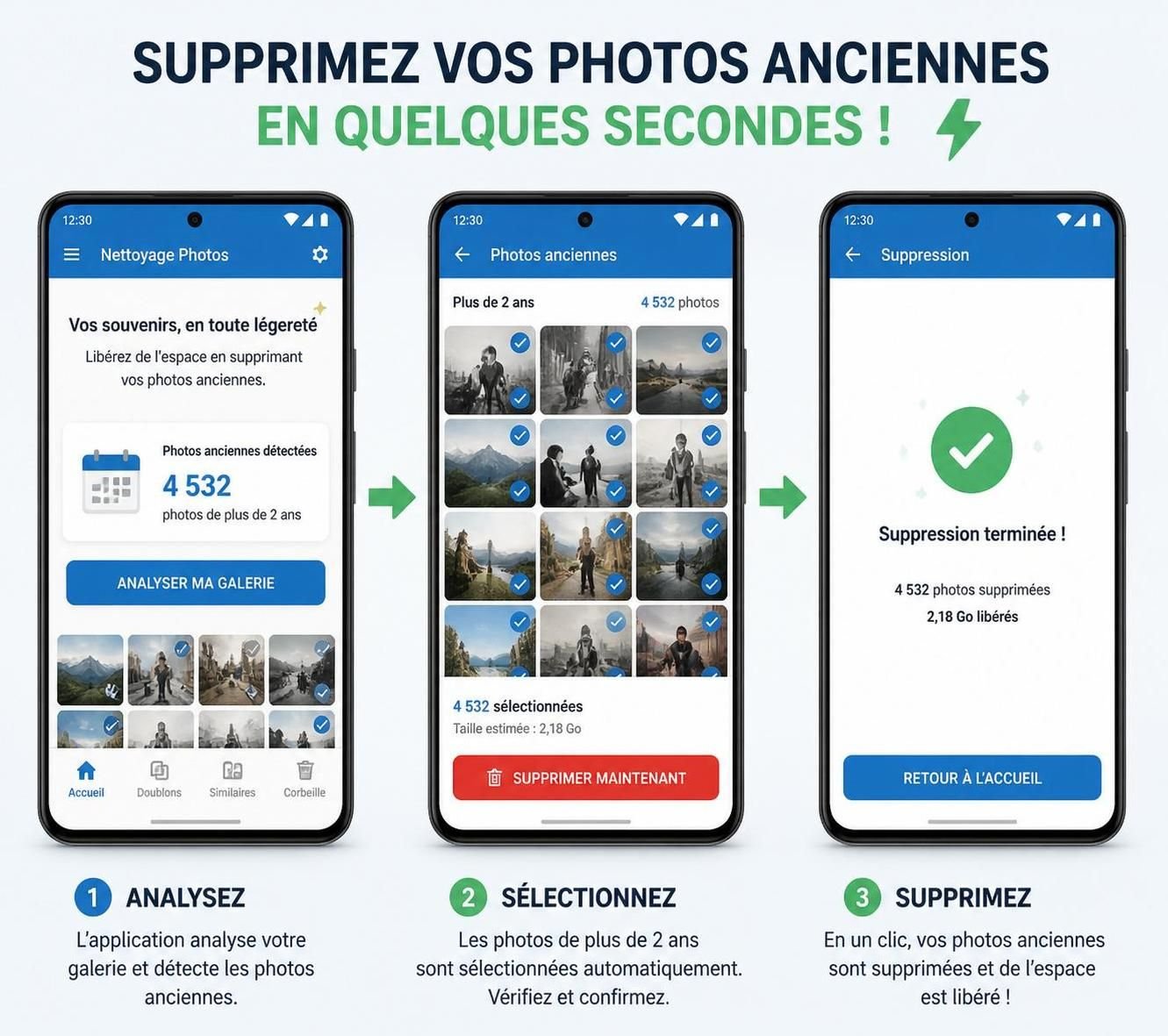 découvrez comment j'ai supprimé des centaines de vieilles photos sur mon android en quelques secondes grâce à l'application gratuite sponge, simple et efficace.