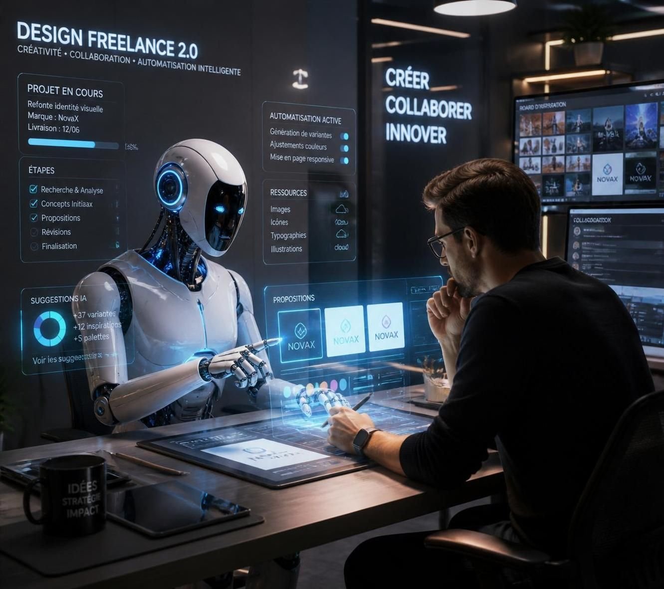 découvrez comment fable 5 repousse les limites du travail freelance grâce à l'intelligence artificielle, tout en soulignant le rôle irremplaçable de l'humain dans cette évolution.