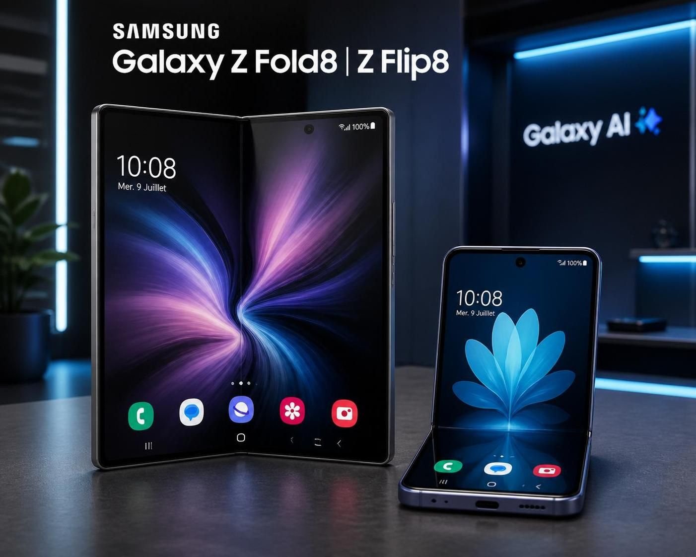 découvrez notre comparatif complet entre le samsung galaxy z fold 8 et le z flip 8, les deux derniers smartphones pliables de samsung, pour choisir celui qui vous convient le mieux.