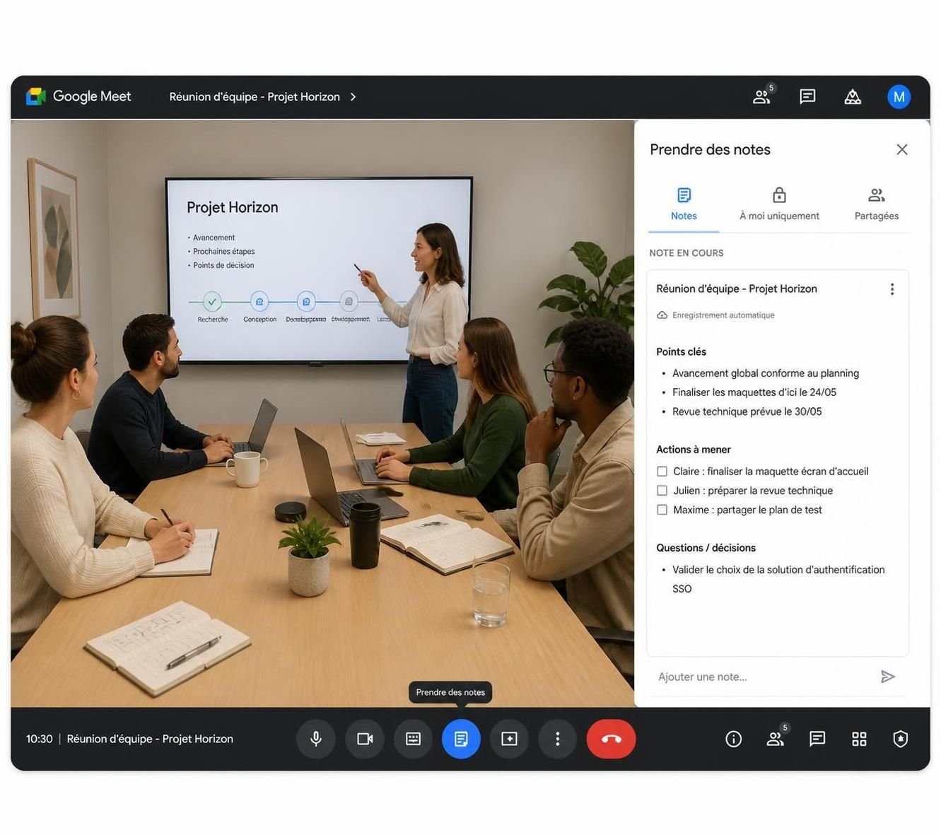 découvrez comment google meet facilite vos réunions en présentiel en prenant automatiquement des notes, pour ne rien manquer et optimiser votre productivité.