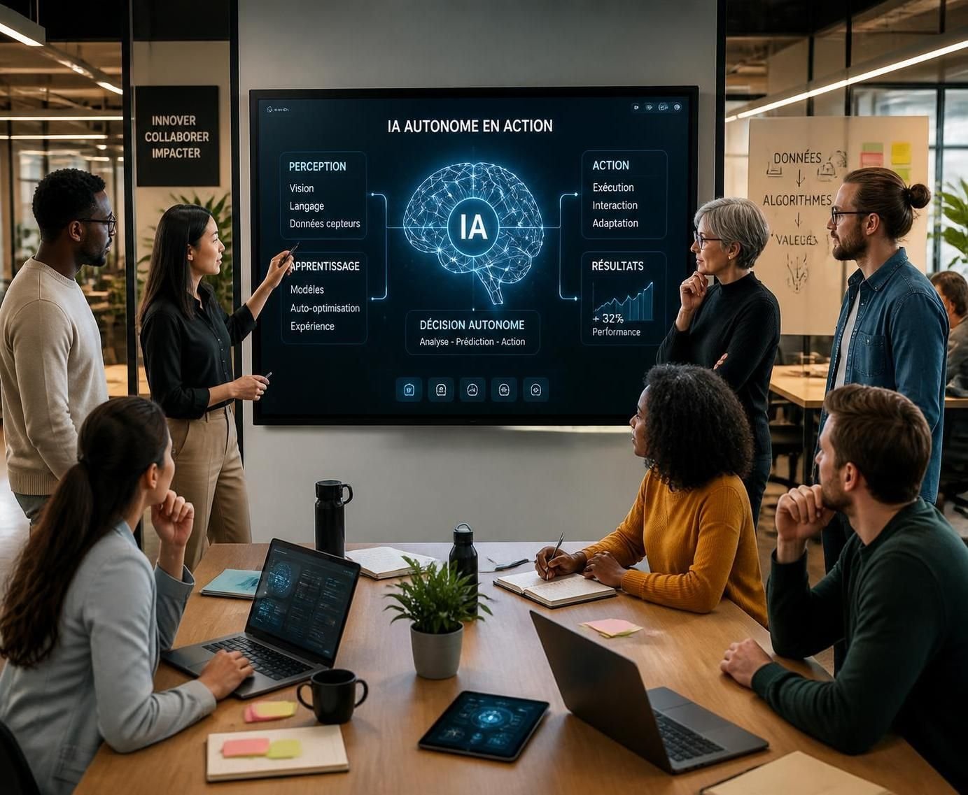 découvrez comment les entreprises peuvent transformer leurs processus et optimiser leur main-d'œuvre pour accélérer l'adoption de l'intelligence artificielle autonome et rester compétitives.
