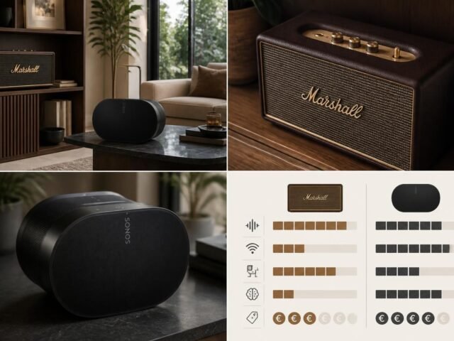 Marshall Stanmore IV vs Sonos Era 300 : mon test pour désigner l&rsquo;enceinte ultime à la maison