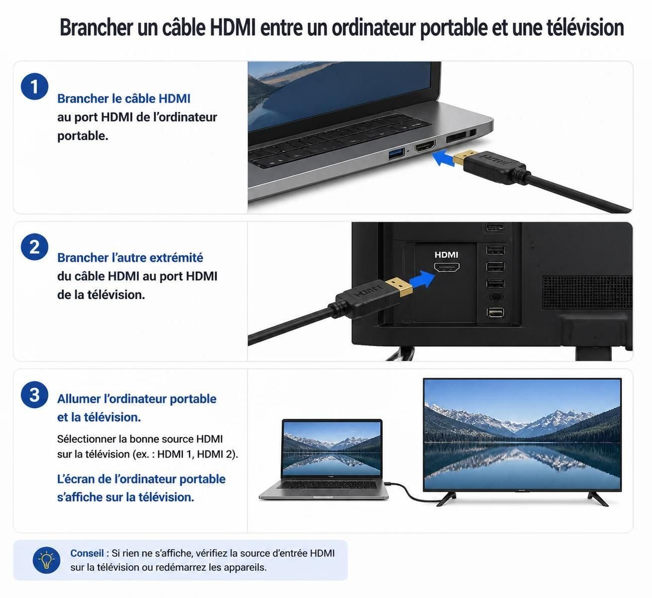 apprenez à transformer votre tv en écran d’ordinateur gratuitement en seulement 3 étapes simples et rapides.